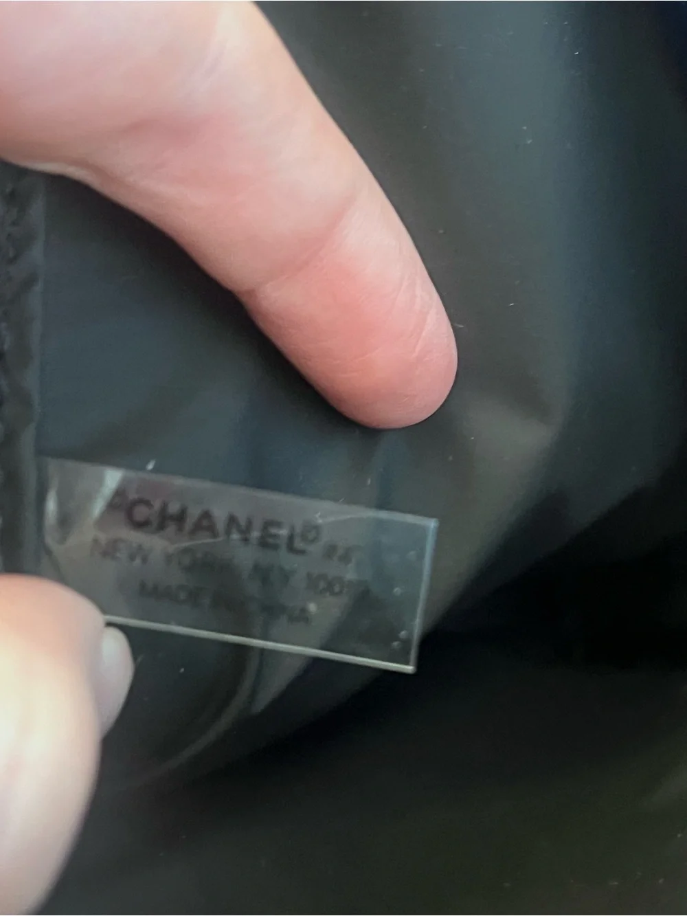 CHANEL velvet cosmetic